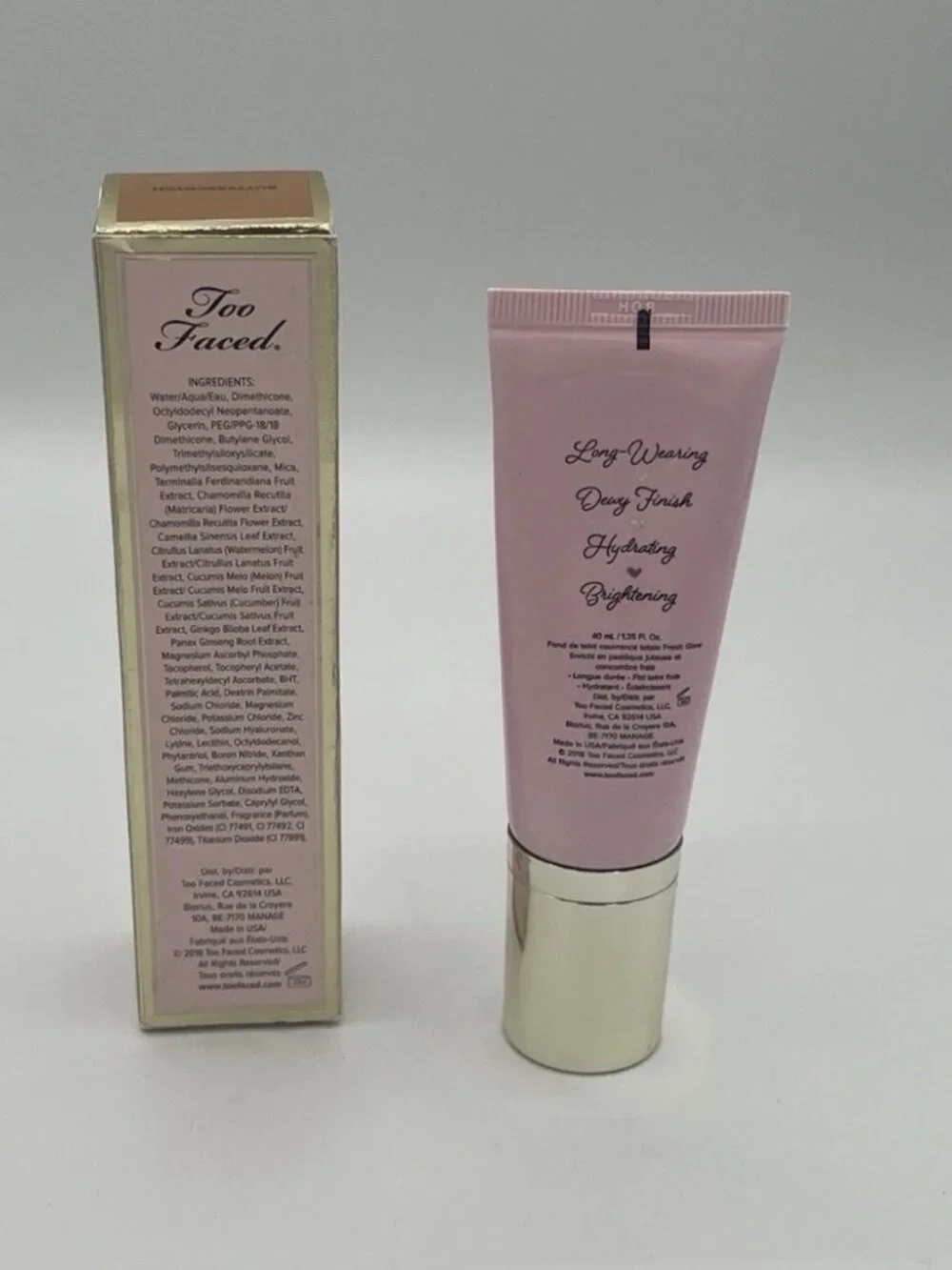 TOO FACED Tutti Frutti Dew You Fresh Glow Foundation Butterscotch 1.35 fl oz